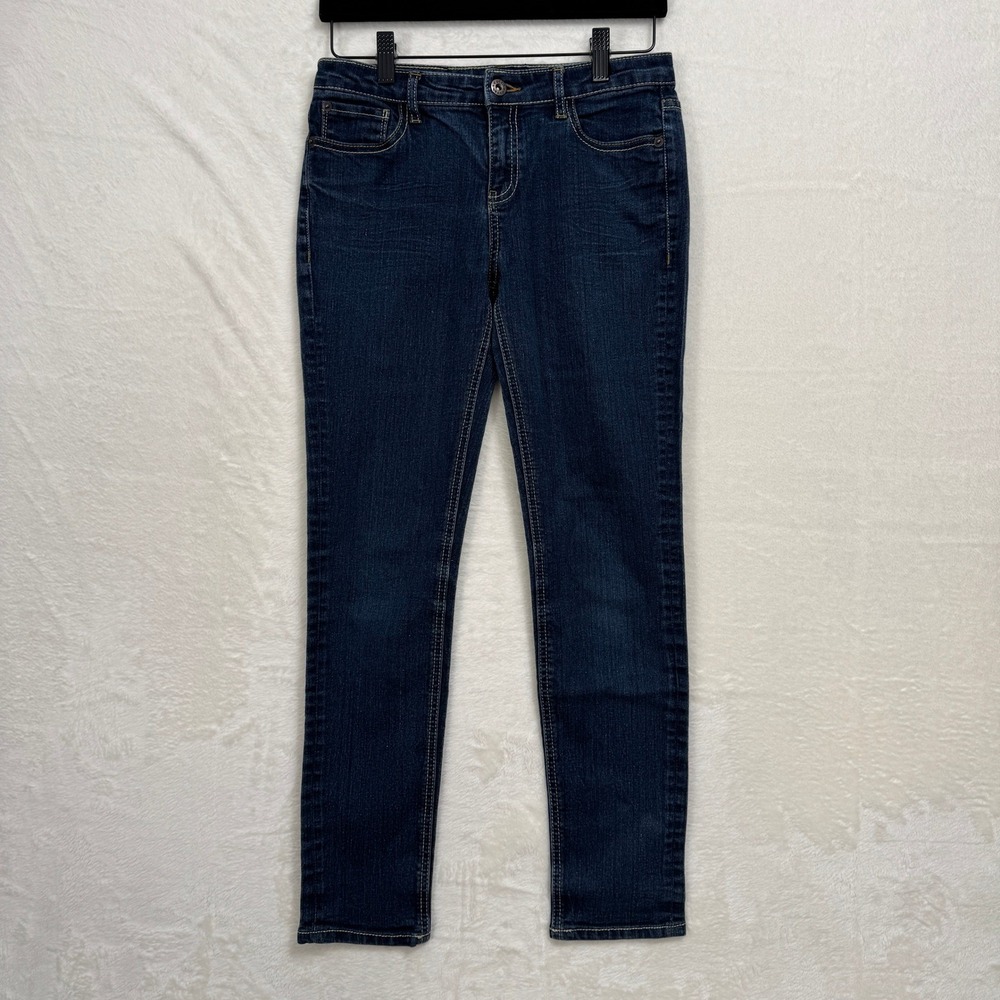 Lucky Brand Zoe Skinny Jeans Womens 16 Regular Dark Wash Denim Stretch Pants